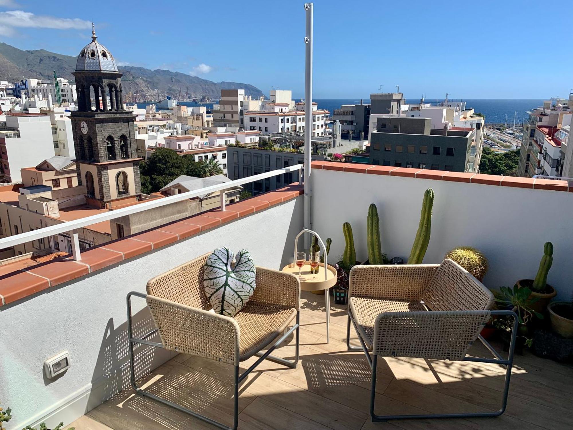 Apartamento Atico Con Terraza, Vistas Panoramicas Y Parking Santa Cruz de Tenerife Exterior foto