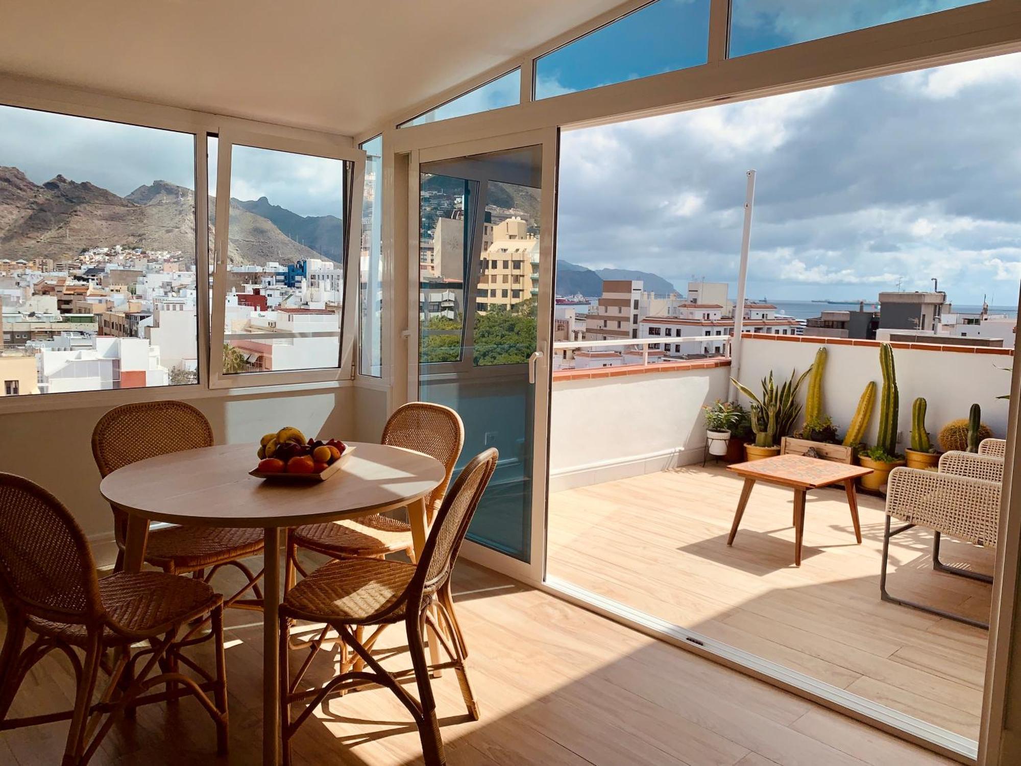 Apartamento Atico Con Terraza, Vistas Panoramicas Y Parking Santa Cruz de Tenerife Exterior foto